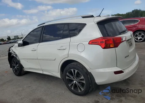 2015 Toyota Rav4 Limited z USA, uszkodzony, nr VIN 2T3YFREV6FW204042